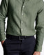Olive Green Linen Shirt