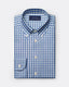 Poplin Gingham Check Shirt - Button Down Collar