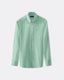 green-poplin-micro-gingham-check-shirt-button-down-collar