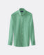 green-twill-micro-check-shirt-button-down-collar